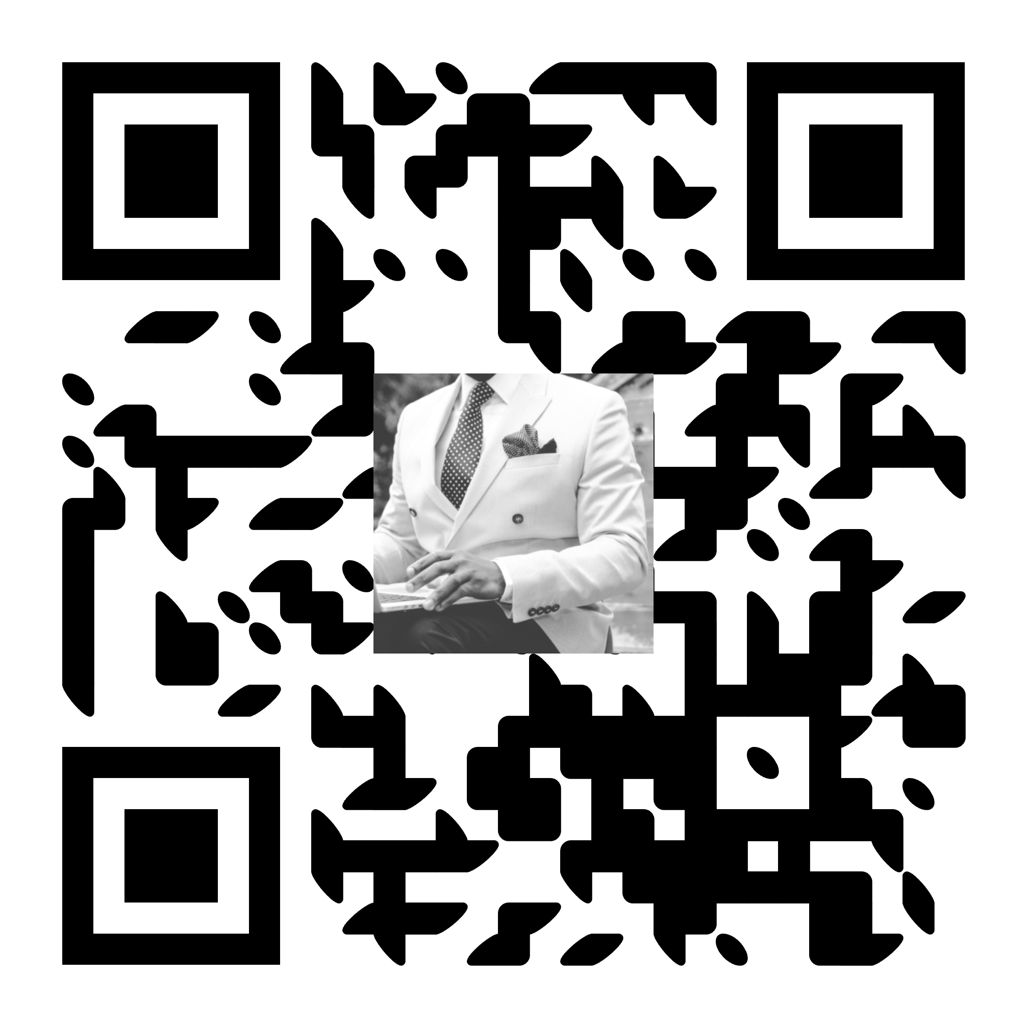 QR White Suit Studio